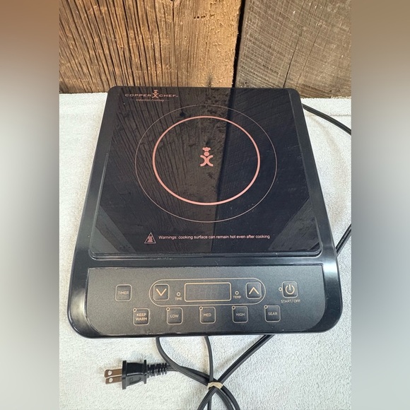 COPPER CHEF Induction Cooktop/Hot Plate 1300 Watts KC16067-00300 Tested Working - Picture 1 of 7